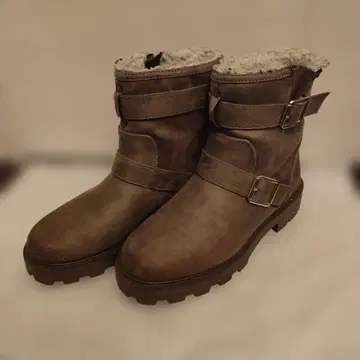 H&M 엔지니어 부츠 라이트 브라운 EUR40