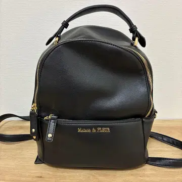 MAMMA & FLEUR 블랙 백팩