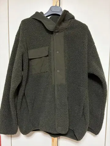새상품 GU ENGINEERED GARMENTS 보아 플리스 L 올리브