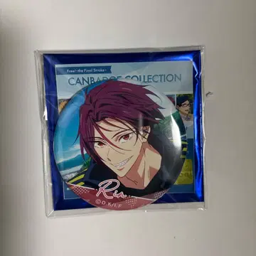 Free!FS 캔뱃지 마츠오카 린 이와미마치 콜라보