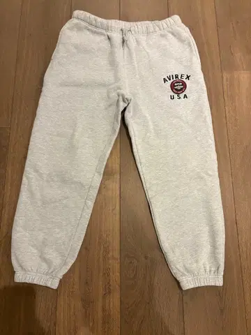 AVIREX 그레이 XL 스웨트 팬츠