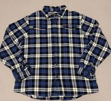 [ 구제 의류 ] ORVIS 오비스 헤비 플란넬 셔츠 블루 USA XL