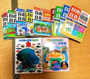 자유자재 전 교과 초등학교 고학년 참고서와 문제집 세트 덤 포함