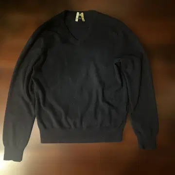 UNIQLO 캐시미어 네이비 V넥 스웨터 S 사이즈