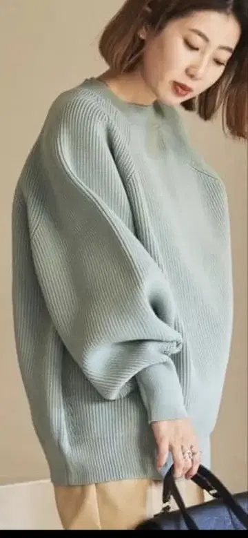 새상품급 coen 경량 니트 풀오버 상의 스웨터