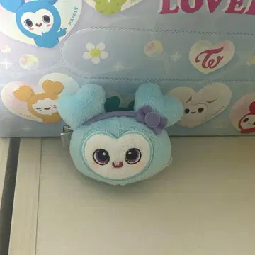 [ GiGO 한정판 ] TWICE LOVELYS 봉제 인형 헤어핀 나연