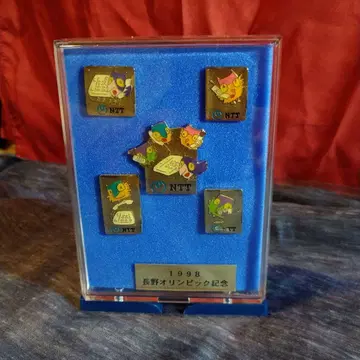 1998 나가노 올림픽 NTT 핀 배지 5개 세트