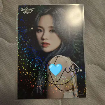 NiziU 리오 친필 사인