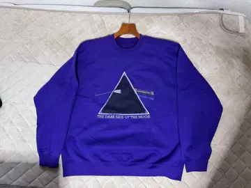 핑크 플로이드 맨투맨 보라색 크루넥 트레이닝복