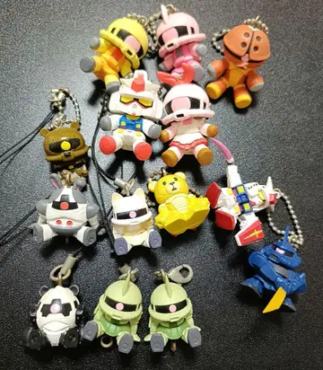 건담 MS 키체인 스트랩 세트 34개