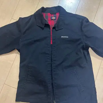 Dickies 자켓 블랙 빨간색 안쪽