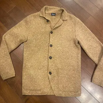 Drumohr 베이지 버튼 가디건 사이즈 48