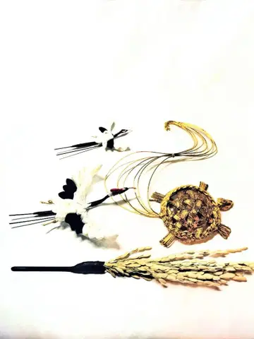 벼 이삭 헤어콤 거북이 학 헤어 액세서리