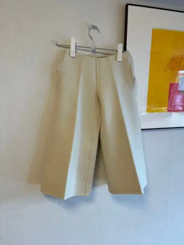 드로어 드로어 사키소니 와이드 팬츠 아이보리 34