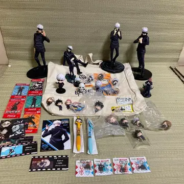 고죠 사토루 피규어 세트 토트백 포함 기타 여러가지.