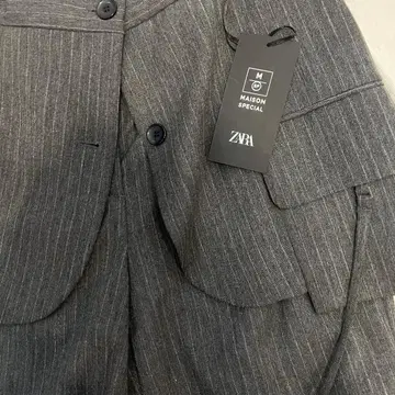 ZARA/MAISON SPECIAL 스트라이프 캐주얼 팬츠 M-L