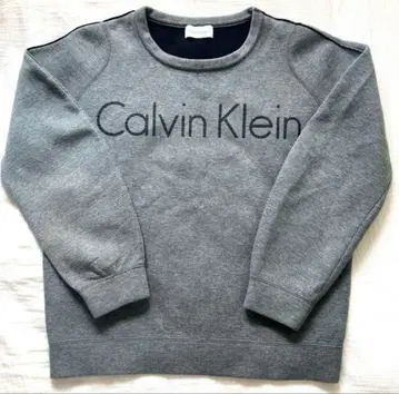 캘빈 클라인 로고 크루넥 맨투맨 M