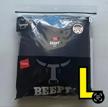 Hanes BEEFY 크루넥 서멀 긴팔