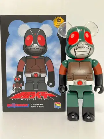 BE@RBRICK 스카이 라이더 400% 사이즈만 가면라이더
