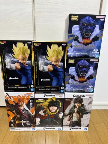 프라이스 피규어 7체 세트 마인 베지터 쿠로사키 이치고 데쿠 엘렌 고질라