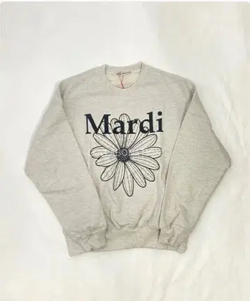 Mardi 꽃무늬 프린트 그레이 트레이닝복