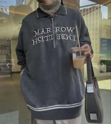 아메리빈티지 차콜 맨투맨