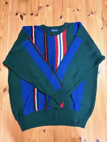 WARREN SCOTT 스트라이프 니트 스웨터