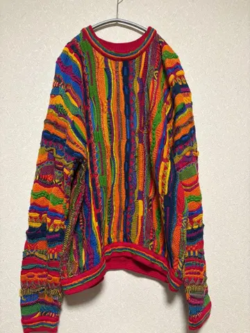 COOGI 멀티 컬러 니트 스웨터 S