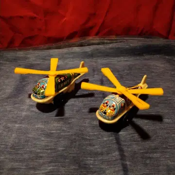 미니어처 헬리콥터 2개 세트
