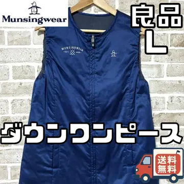 [ 24시간 이내/선착순 ] 먼싱웨어 다운 리버서블 원피스 L