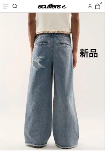 Scuffers NAUGHTY BLUE PANTS 새상품 36