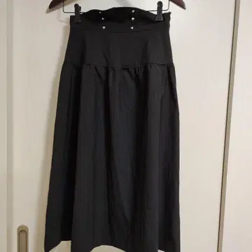 PEACE NOW 블랙 플레어 스커트 M 피스나우