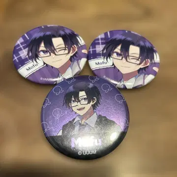 Mofu 캔뱃지 3개 세트 컬러풀 피치