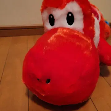 빨간색 요시 봉제 인형 빅