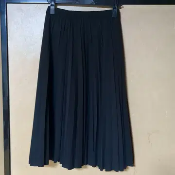 프레임워크 플리츠 스커트