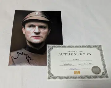 줄리안 글로버 사인 사진 스타 워즈