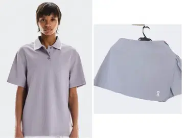 On Court side polo + court skirt side