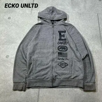 ECKO UNLTD 에코 앤 리미티드 집업 후드티 멜란지 그레이