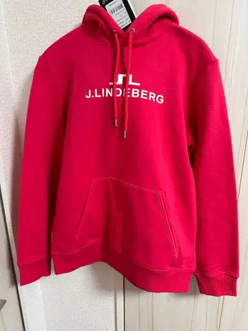 J.LINDEBERG 제이 린드버그 속기모 후드티 브릿지 로고 M