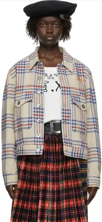 TARTAN TYPE 3 데님 자켓