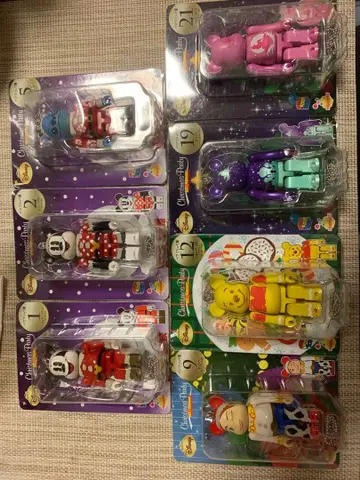 베어브릭 제일복권 디즈니 오너먼트 묶음 판매