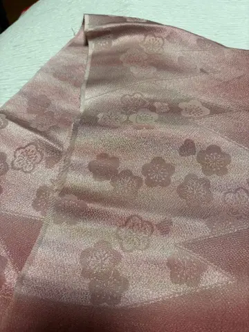 오비 장식 천 순수 실크 크레이프 원단