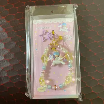 리틀트윈스타 폰 스트랩 유니콘 비즈 스트랩 산리오