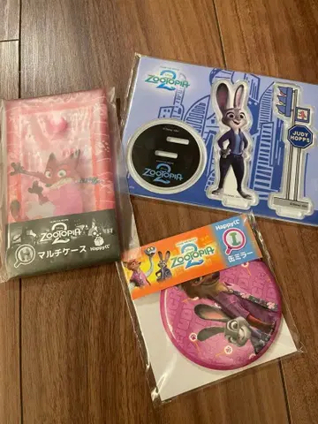 주토피아2 해피 복권 G상 H상 아크릴 스탠드 멀티 케이스 캔 거울