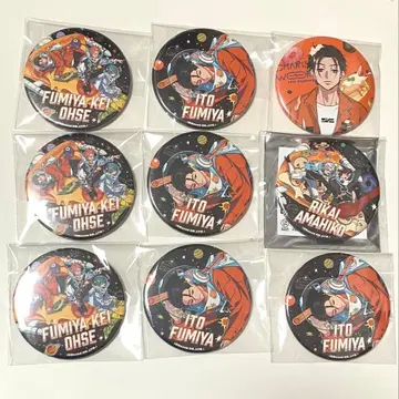 카리스마 캔뱃지 이토 후미야 일러스트 월드 엑스포 3주년 묶음 판매