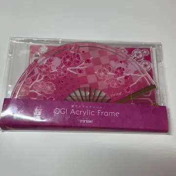 FUKUYA 후쿠야 fanfancy+ 부채 아크릴 프레임 핑크