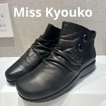 미스 쿄코 Miss Kyouko 부티 숏부츠 24cm 블랙