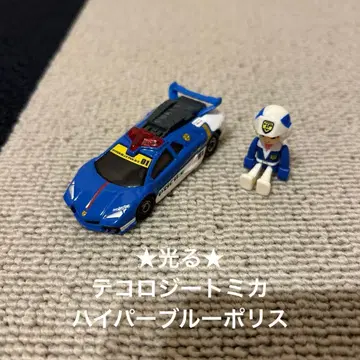 단종 레어 테크로지 토미카 하이퍼 블루 폴리스 슈퍼 소닉 러너