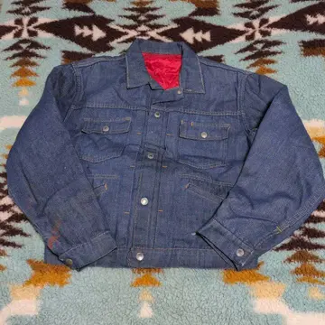 빈티지 70년대 JCPenney 런치 크라프트 데님 자켓 USA 제조