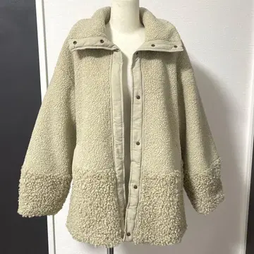 [ 니코앤드 ] niko and - 둥근 보아 절개 아우터 베이지 M